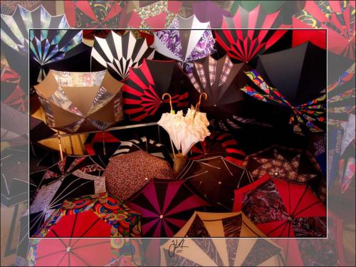 Parapluies en patchwork